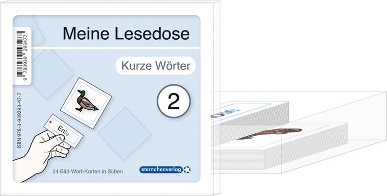 Cover: 9783939293477 | Meine Lesedose 2 - kurze Wörter | 24 Bild-Wort-Karten in Silben | Buch