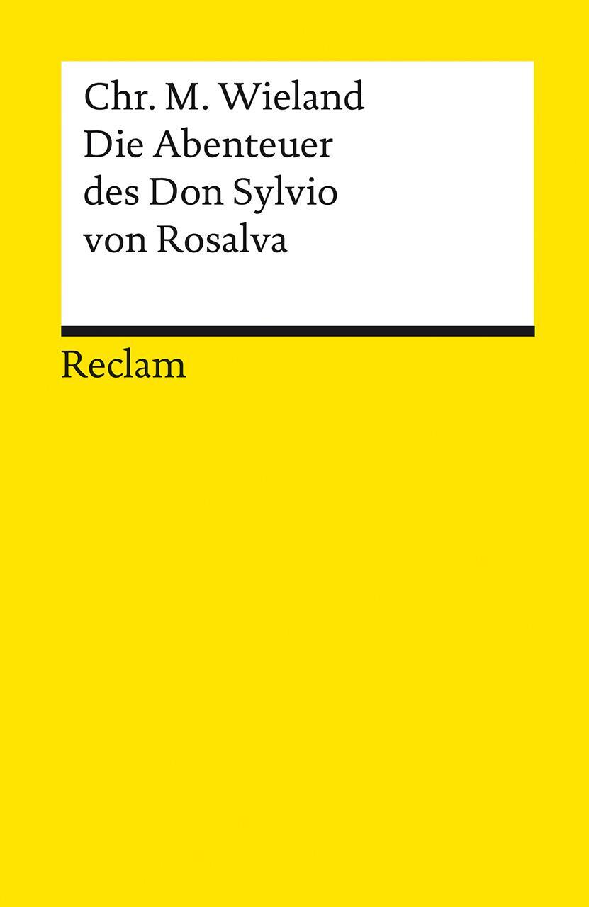 Cover: 9783150181638 | Die Abenteuer des Don Sylvio von Rosalva | Christoph Martin Wieland