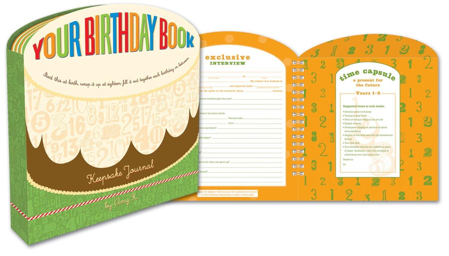 Cover: 9780307342300 | Your Birthday Book: A Keepsake Journal | Amy Krouse Rosenthal | Buch