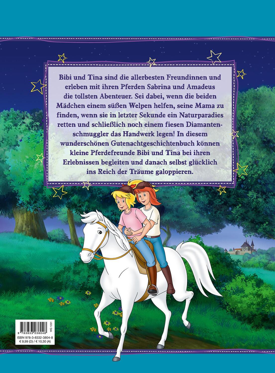 Rückseite: 9783833238048 | Bibi &amp; Tina: Neue Gutenachtgeschichten vom Martinshof | Buch | 64 S.
