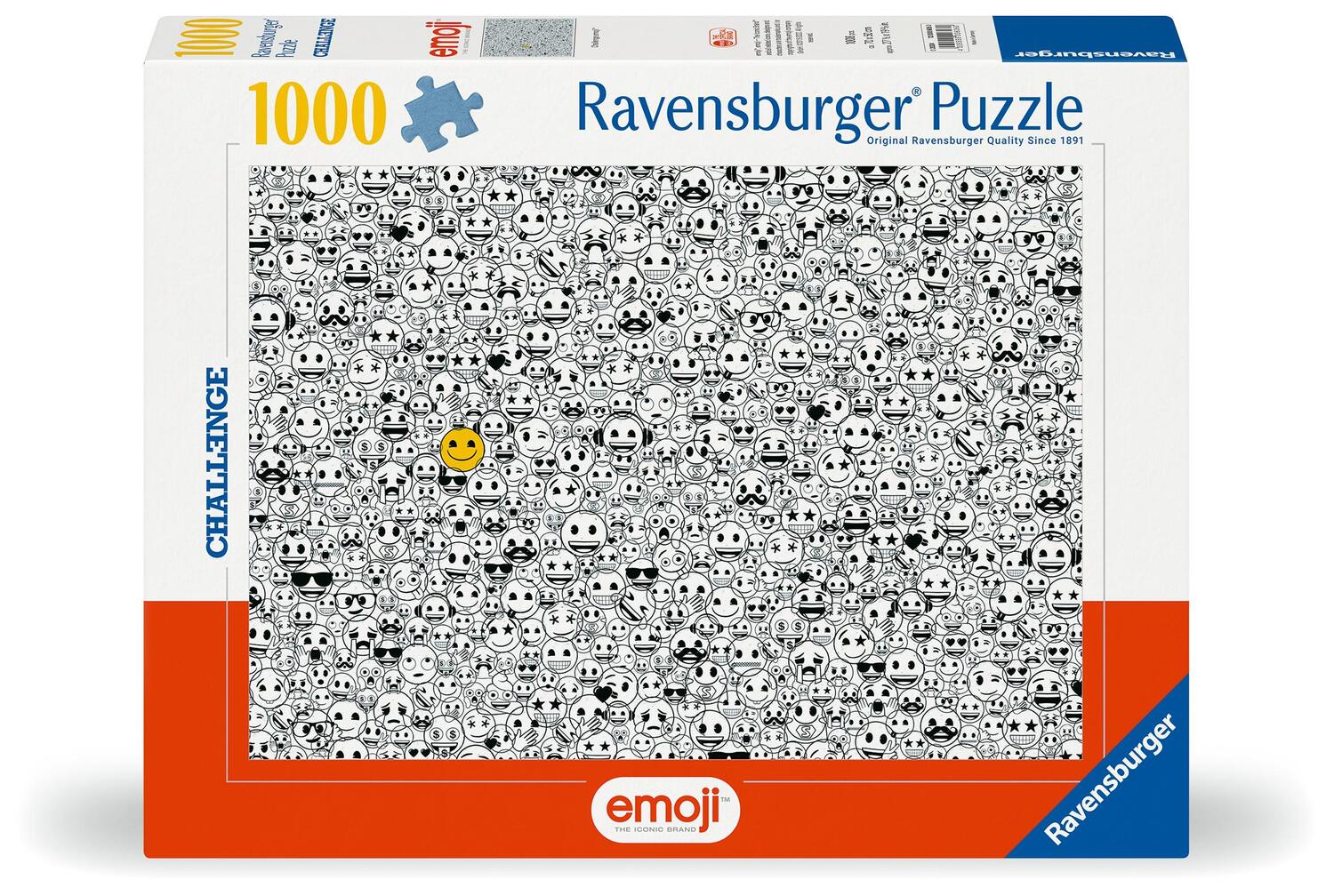 Cover: 4005555006060 | Ravensburger Puzzle 12000606 - Emoji Challenge - 1000 Teile Emoji...