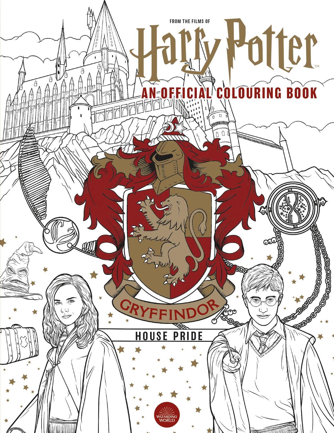 Cover: 9781849947503 | Harry Potter: Gryffindor House Pride | The Official Colouring Book