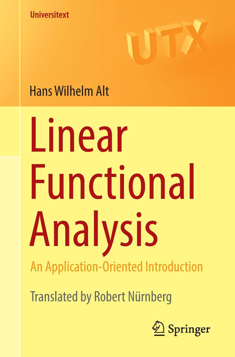 Cover: 9781447172796 | Linear Functional Analysis | An Application-Oriented Introduction