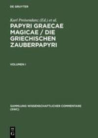 Cover: 9783598742767 | Papyri Graecae magicae / Die griechischen Zauberpapyri. Band I | Buch