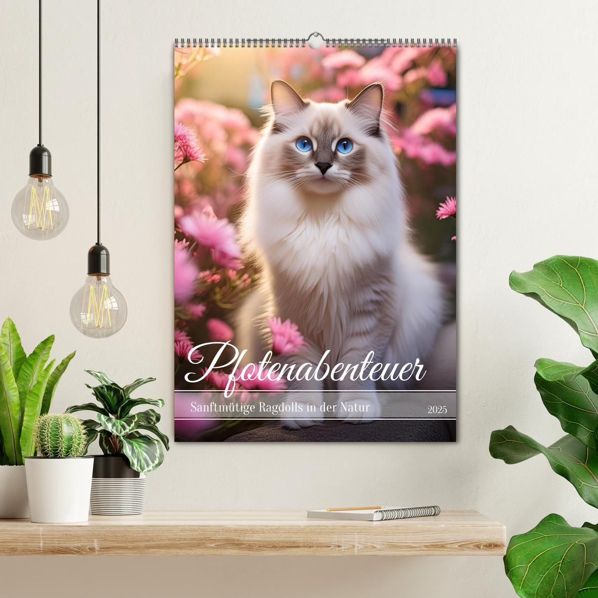 Bild: 9783383833342 | Pfotenabenteuer - Ragdolls in der Natur (Wandkalender 2025 DIN A2...