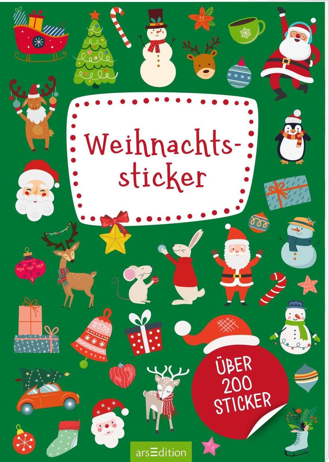 Cover: 4014489131250 | Weihnachtssticker | Über 200 Sticker | Stück | 16 S. | Deutsch | 2023