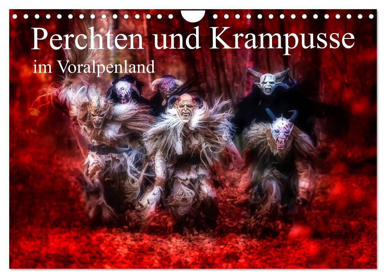 Cover: 9783383362606 | Perchten und Krampusse im Voralpenland (Wandkalender 2024 DIN A4...