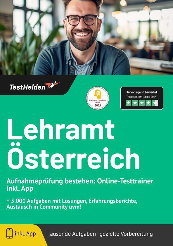 Cover: 9783985407309 | Lehramt Österreich Aufnahmeprüfung bestehen: Online-Testtrainer...