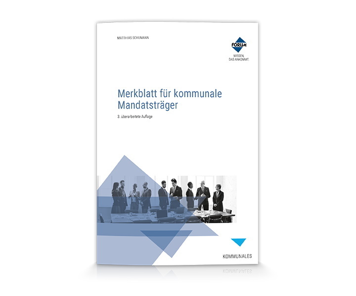 Cover: 9783963149764 | Merkblatt für kommunale Mandatsträger | Forum Verlag Herkert GmbH