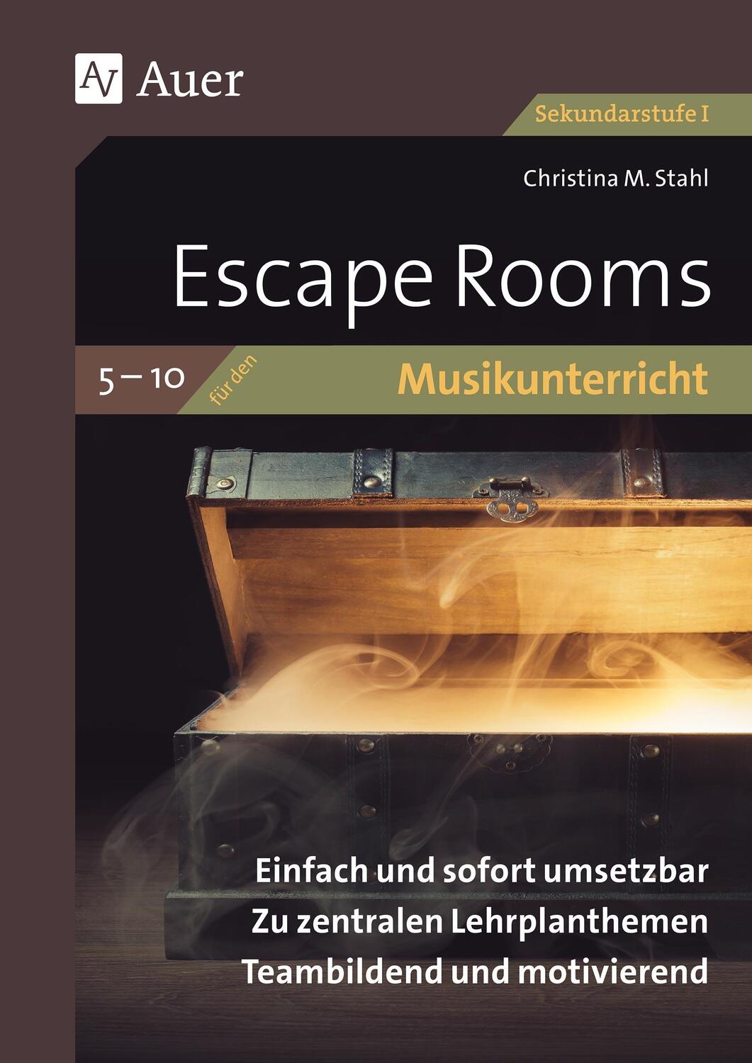 Cover: 9783403087366 | Escape Rooms für den Musikunterricht 5-10 | Christina M. Stahl | 96 S.