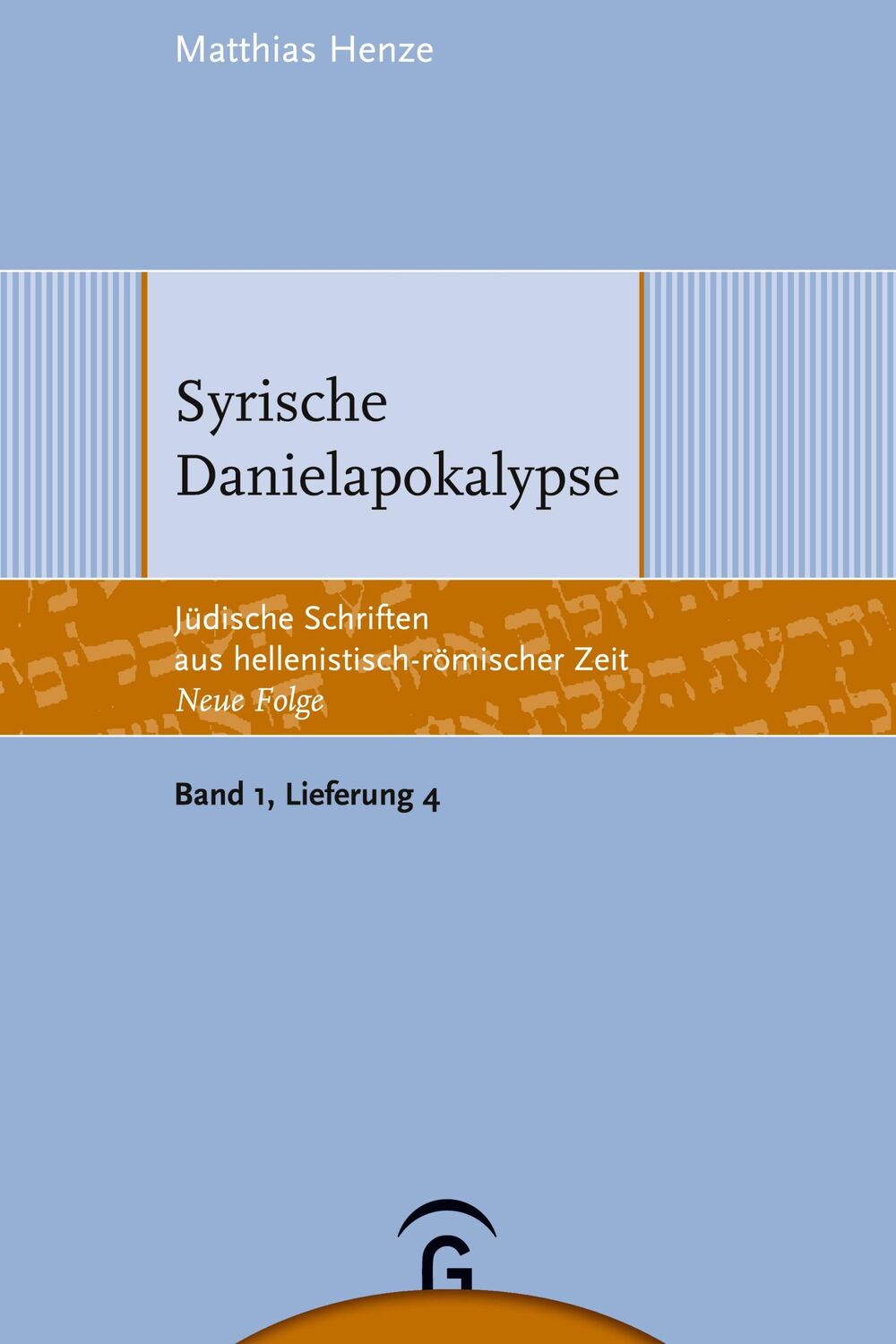 Cover: 9783579052427 | Syrische Danielapokalypse | Matthias Henze | Taschenbuch | Paperback