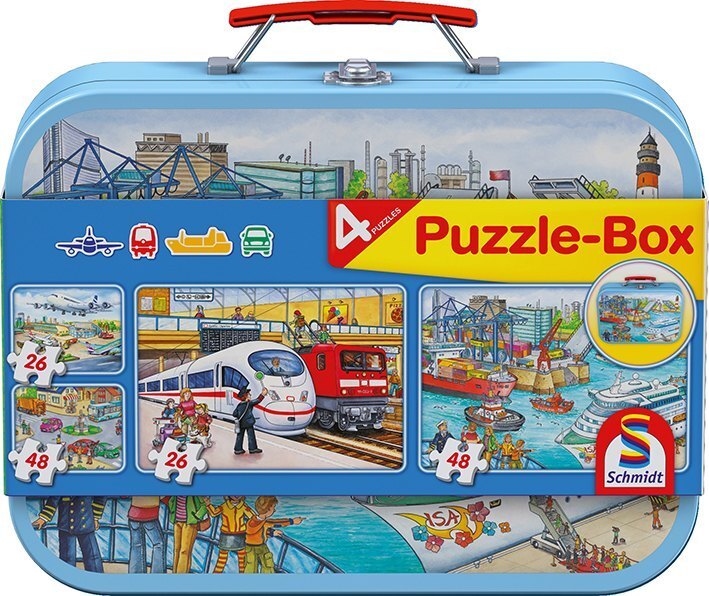 Cover: 4001504565084 | Verkehrsmittel (Kinderpuzzle) | Spiel | In Spielebox | 2014 | Schmidt
