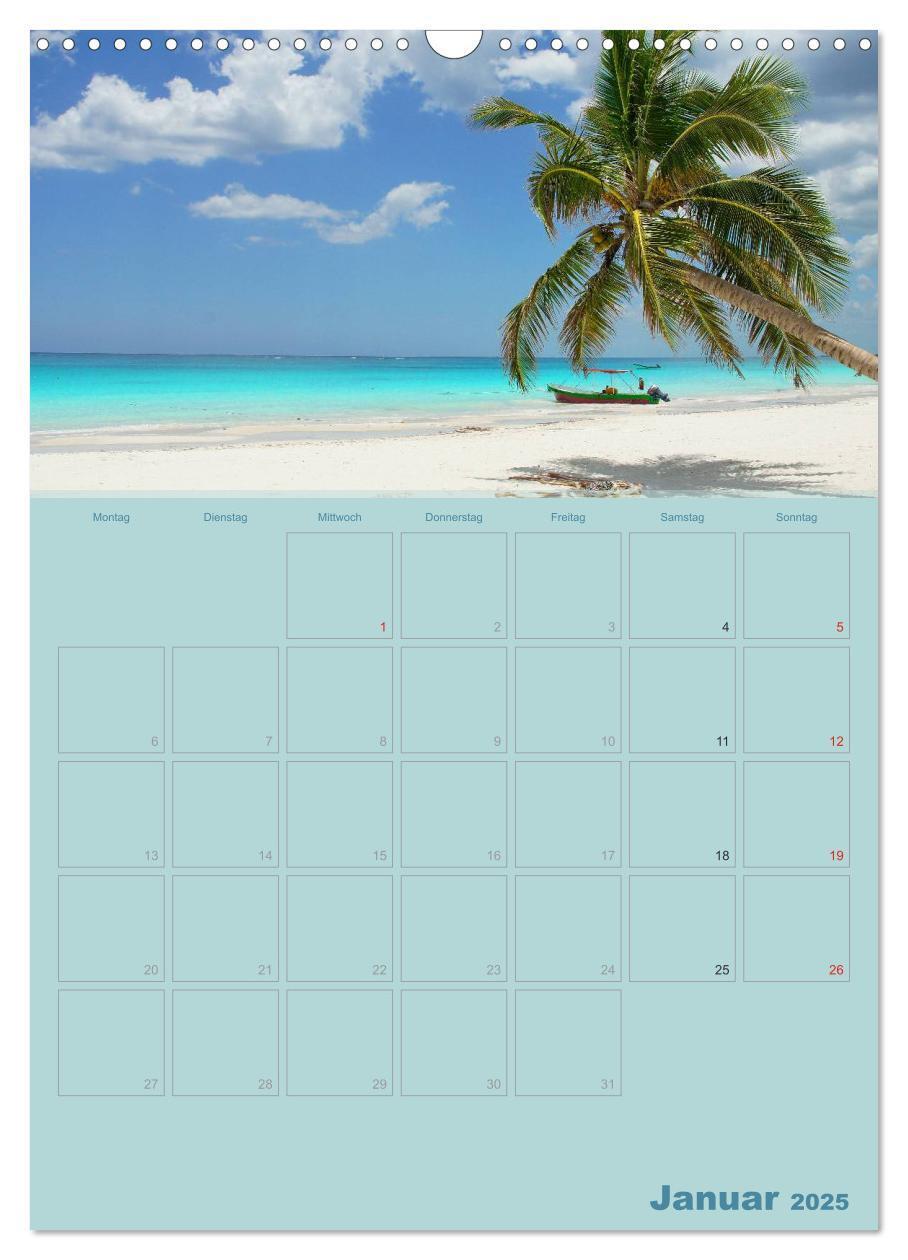 Bild: 9783457049389 | Karibik - Sonne, Strand und Palmen (Wandkalender 2025 DIN A3 hoch),...