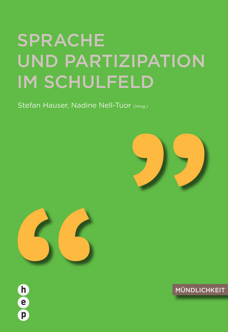Cover: 9783035512335 | Sprache und Partizipation im Schulfeld | Stefan Hauser (u. a.) | Buch