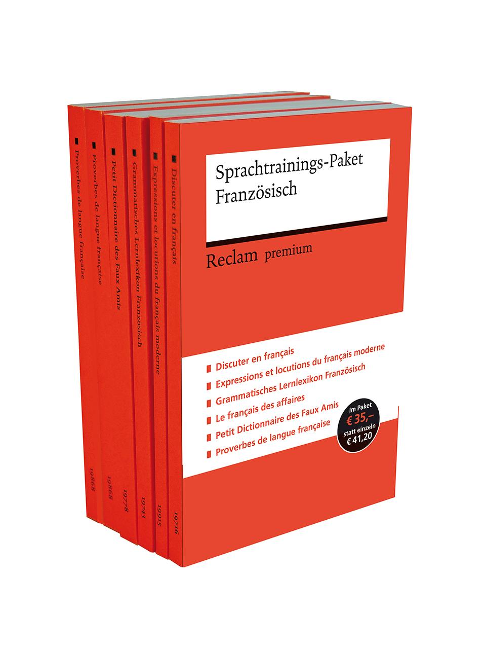 Cover: 9783150300831 | Sprachtrainings-Paket Französisch | 6 Bände eingeschweißt | Buch