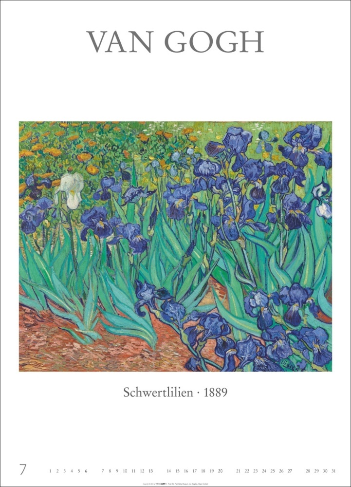 Bild: 9783839901502 | Poster Art Kalender 2025 - Monet Van Gogh Matisse Kandinsky | Kalender