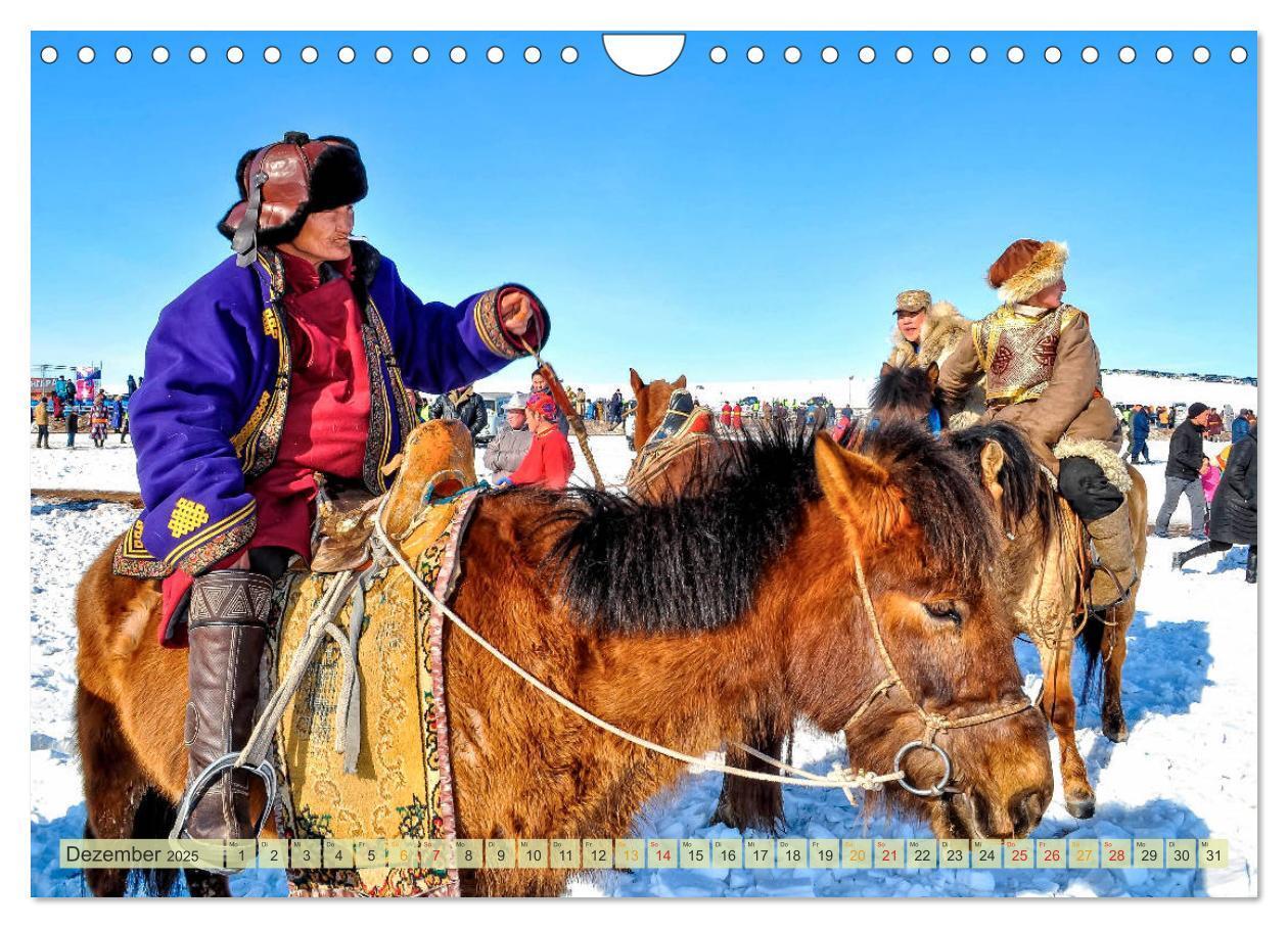 Bild: 9783435438815 | Reise durch Asien - Mongolei (Wandkalender 2025 DIN A4 quer),...