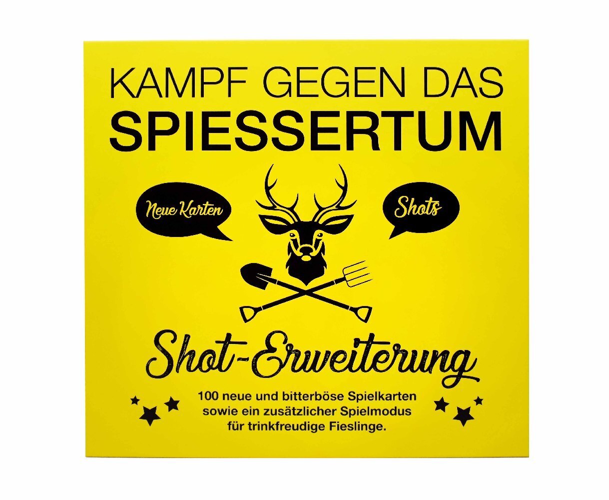 Cover: 7629999061071 | Kampf gegen das Spiessertum - Shot Erweiterung | GmbH | Spiel | 2022