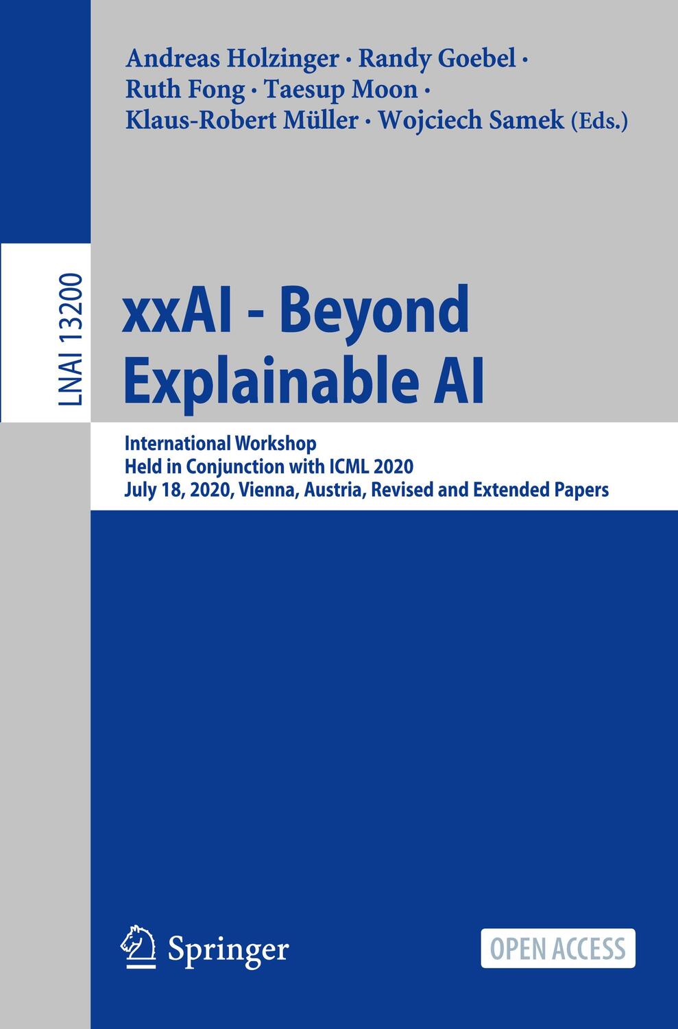 Cover: 9783031040825 | xxAI - Beyond Explainable AI | Andreas Holzinger (u. a.) | Taschenbuch