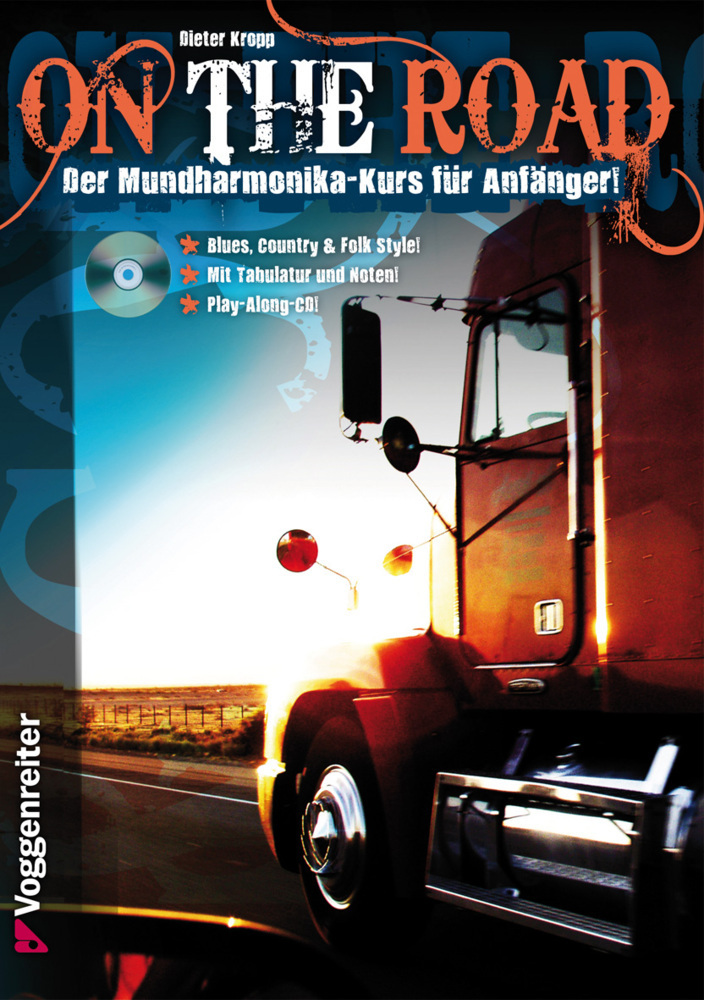 Cover: 9783802405822 | On The Road, für Blues Harp, m. Audio-CD | Dieter Kropp | Broschüre