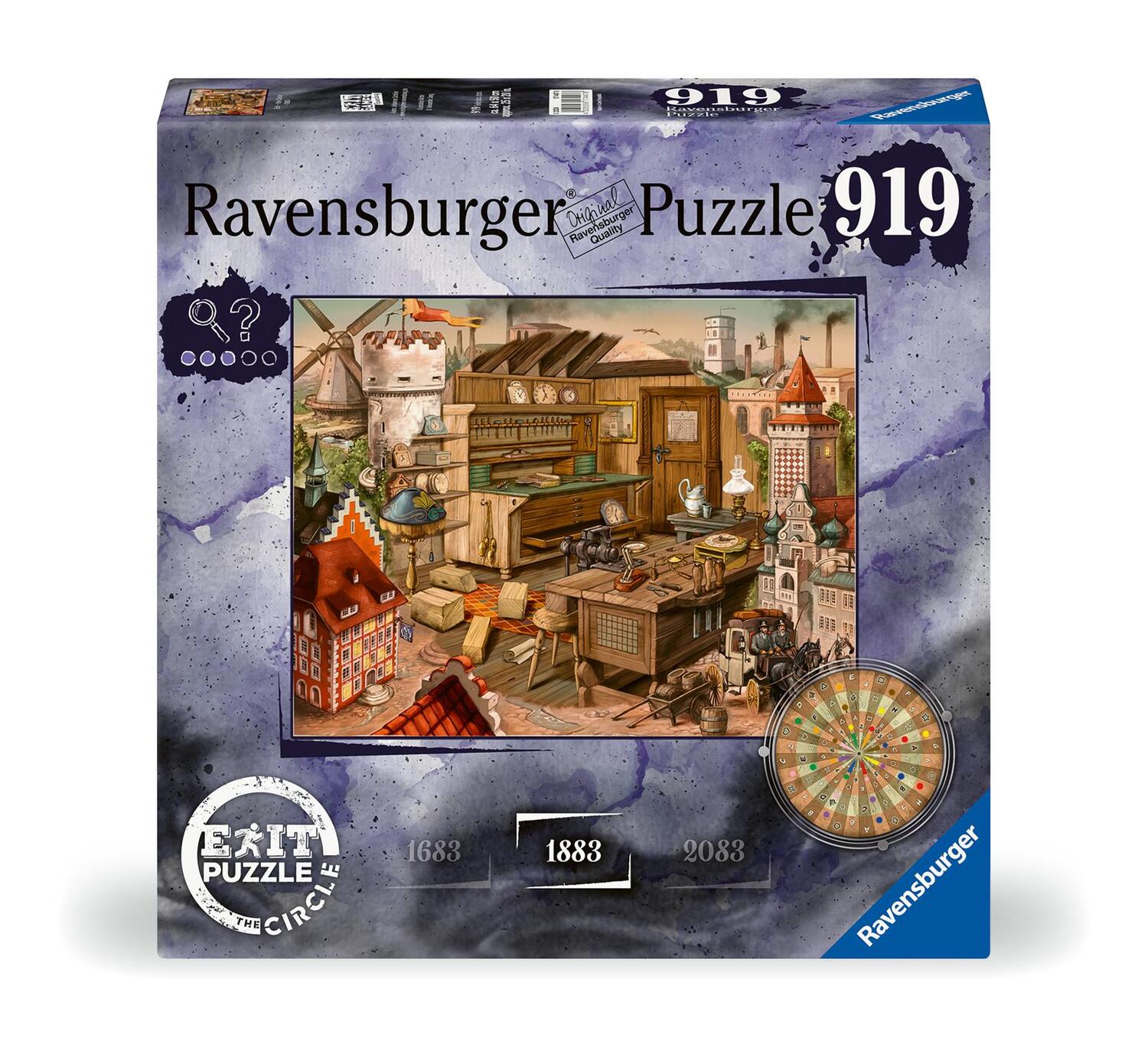 Cover: 4005556174478 | Ravensburger EXIT Puzzle 17447 - EXIT The Circle, Anno 1883 -...
