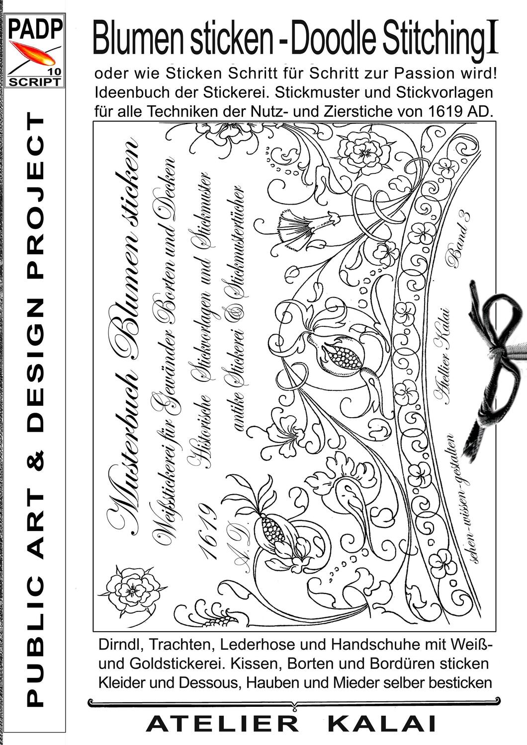 Cover: 9783741249716 | PADP-Script 10: Blumen Sticken - Doodle Stitching oder wie Sticken...