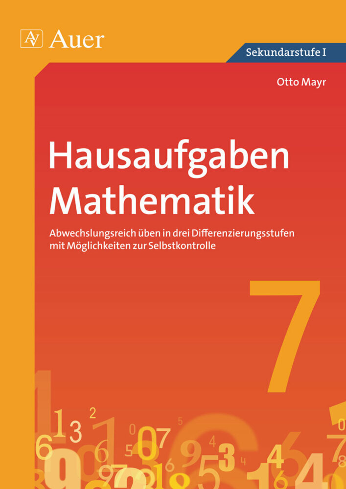 Cover: 9783403067399 | Hausaufgaben Mathematik Klasse 7 | Otto Mayr | Broschüre | 2013