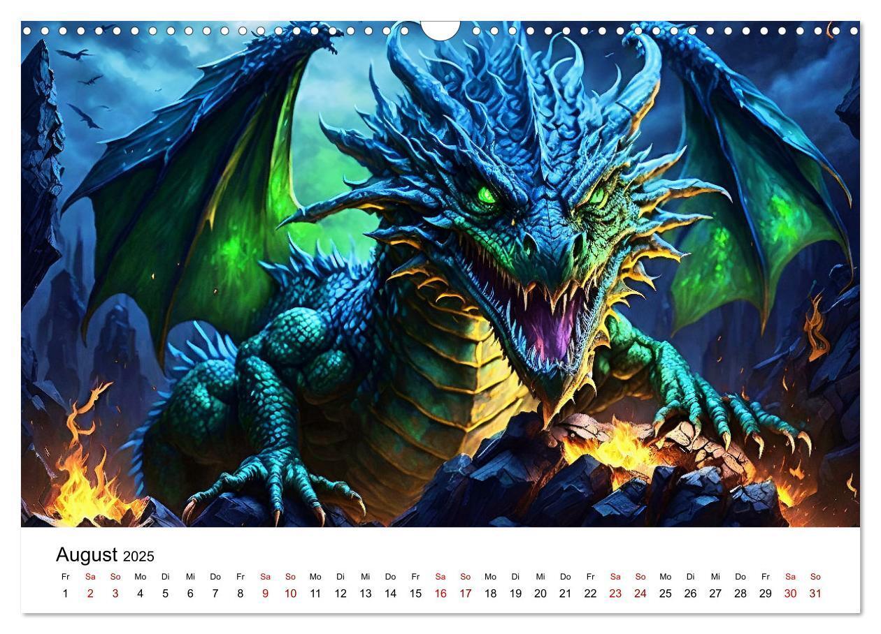 Bild: 9783383805639 | Drachen - Furchterregende und imposante Fabelwesen (Wandkalender...