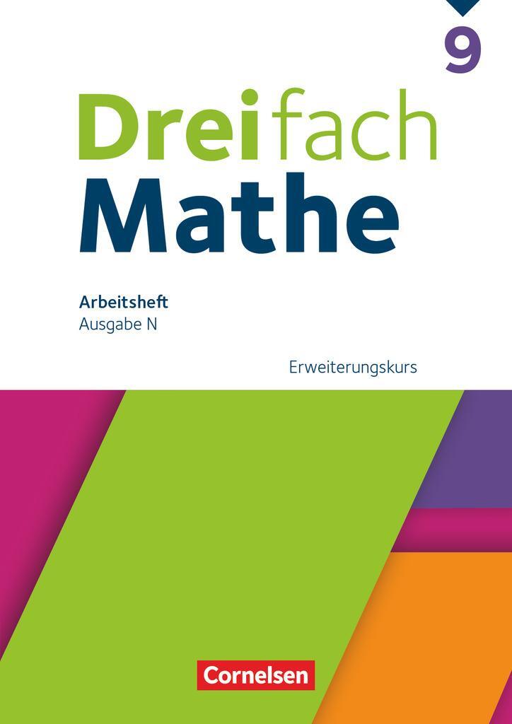 Cover: 9783060436927 | Dreifach Mathe 9. Schuljahr. Erweiterungskurs - Arbeitsheft mit...
