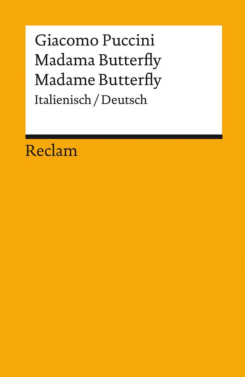 Cover: 9783150183670 | Madama Butterfly /Madame Butterfly | Giacomo Puccini | Taschenbuch