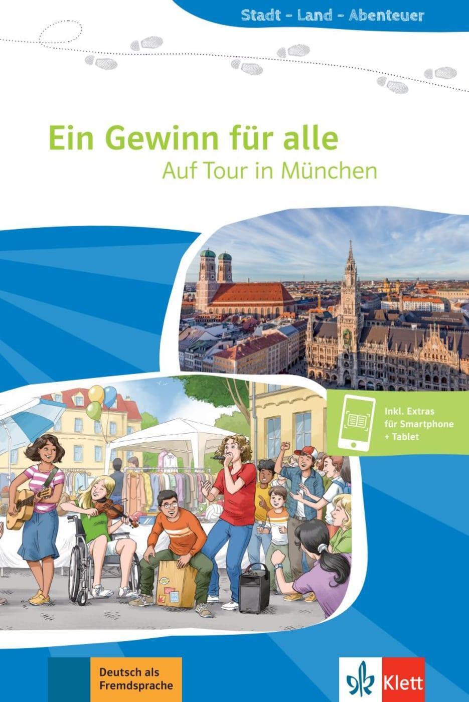 Cover: 9783126740531 | Ein Gewinn für alle - Auf Tour in München | Buch + Online | Allmann