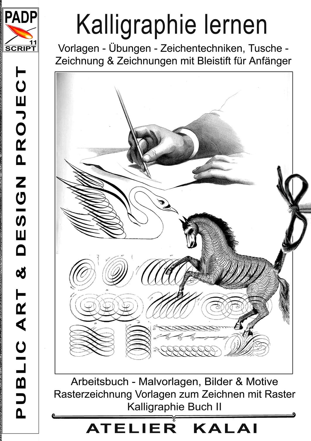 Cover: 9783741298486 | PADP-Script 11: Kalligraphie lernen Vorlagen - Übungen -...
