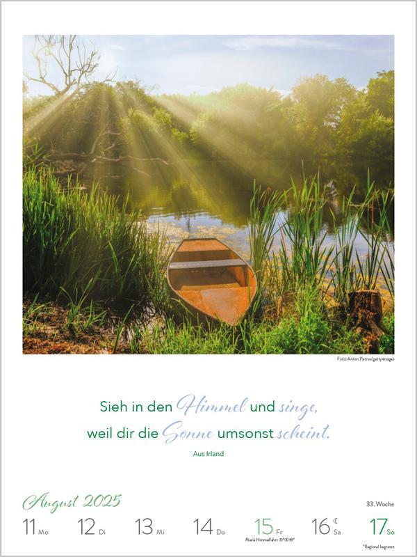 Bild: 9783731880462 | Literaturkalender Lebensweisheiten 2025 | Verlag Korsch | Kalender