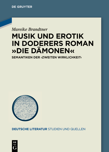 Cover: 9783110715385 | Musik und Erotik in Doderers Roman »Die Dämonen« | Mareike Brandtner