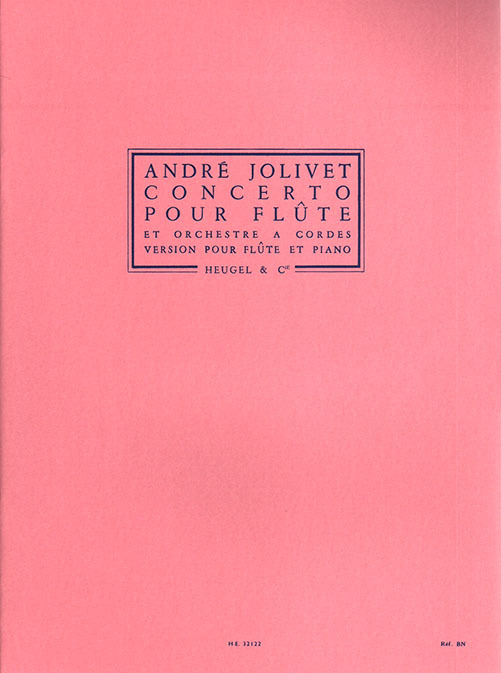 Cover: 9790047321220 | Concerto For Flute And String Orchestra | André Jolivet | Buch