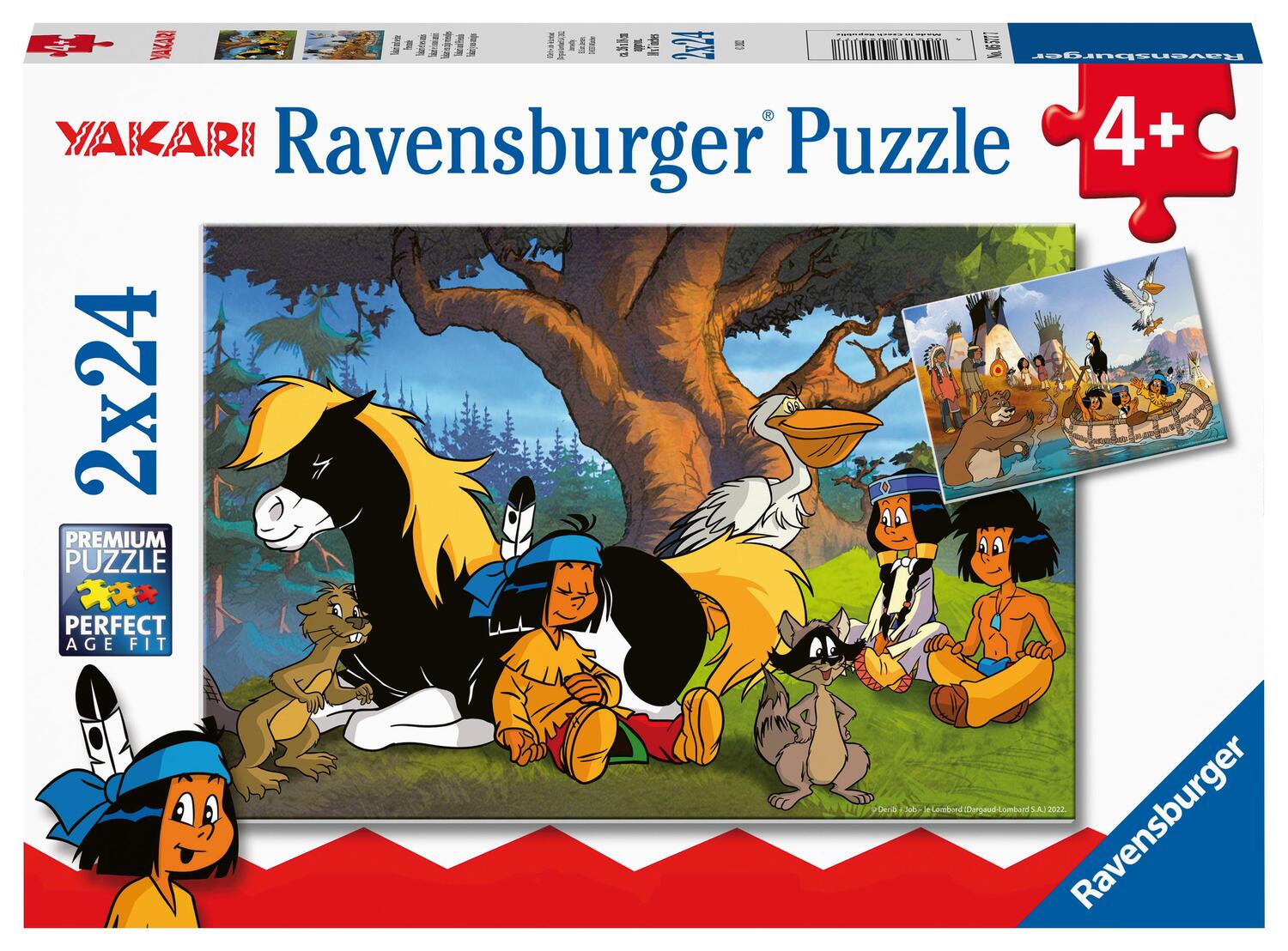 Cover: 4005556055777 | Ravensburger Kinderpuzzle 05577 - Yakari und seine Freunde - 2x24...