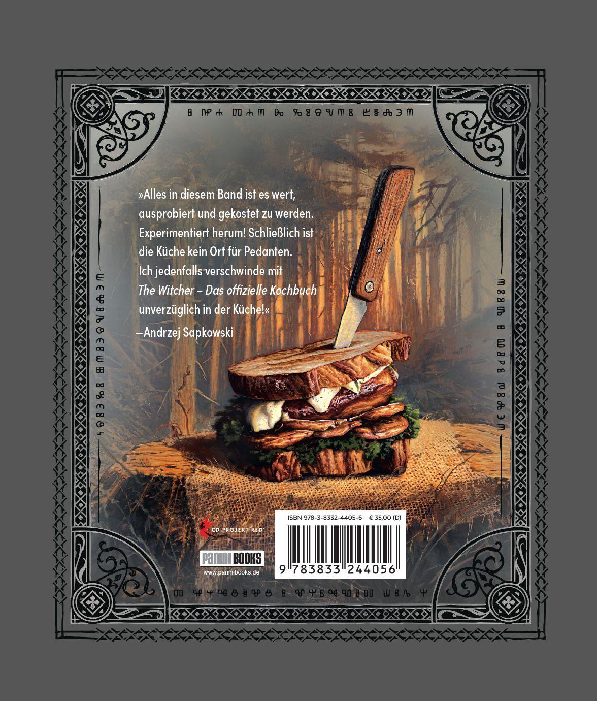 Rückseite: 9783833244056 | The Witcher: Das offizielle Kochbuch | Anita Sarna (u. a.) | Buch