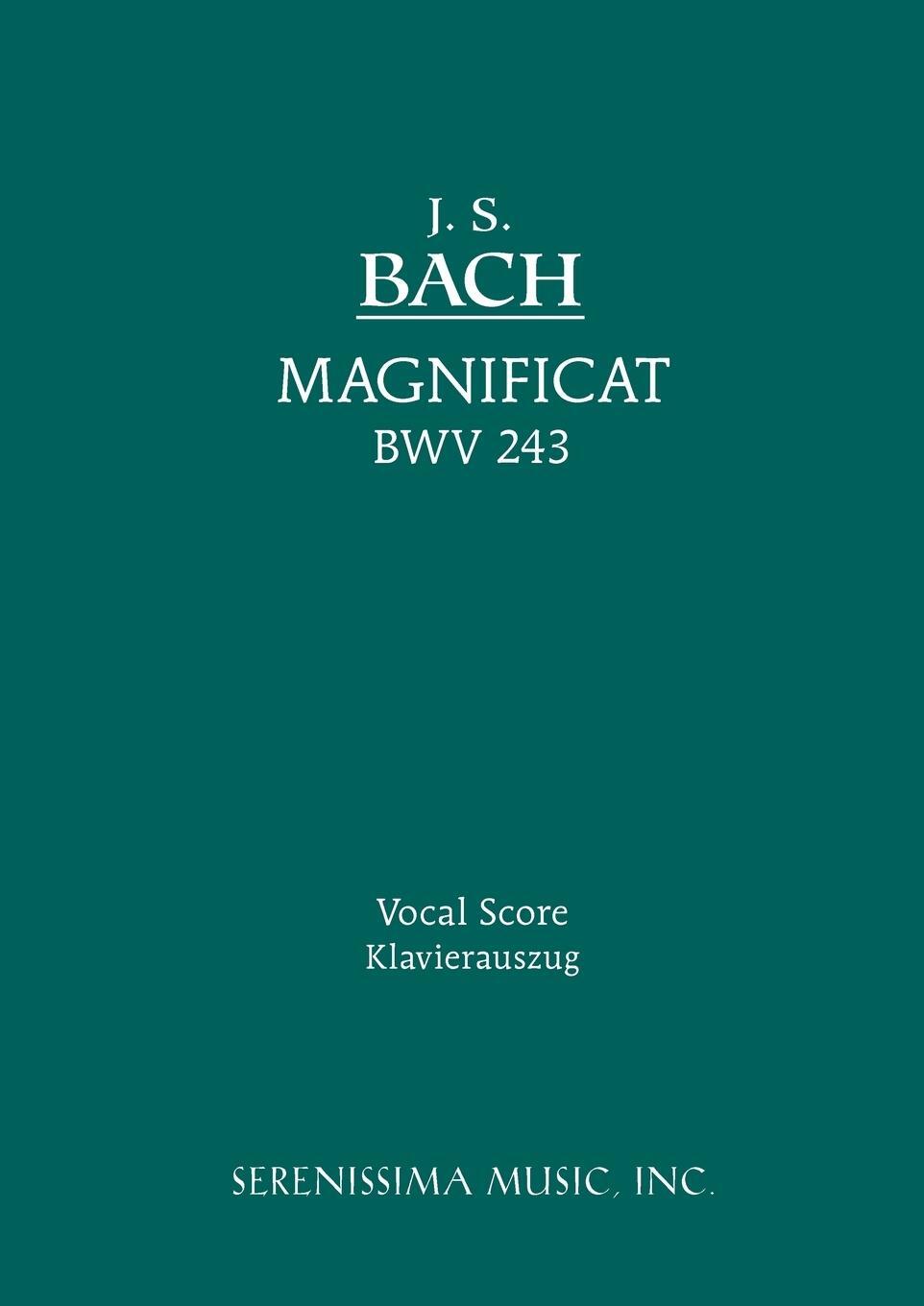 Cover: 9781932419382 | Magnificat, BWV 243 | Vocal score | Johann Sebastian Bach | Buch