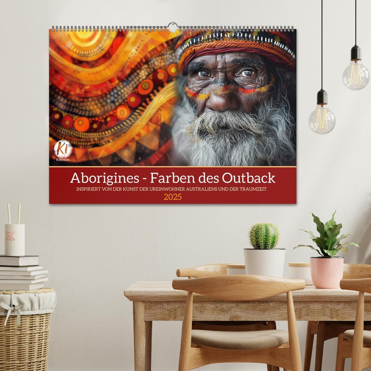 Bild: 9783383819162 | Aborigines - Farben des Outback (Wandkalender 2025 DIN A2 quer),...