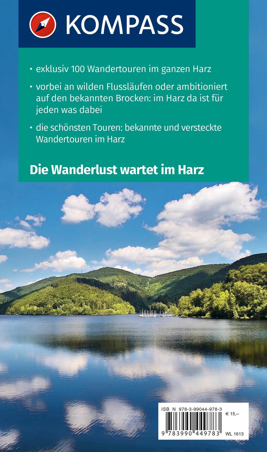 Rückseite: 9783990449783 | KOMPASS Wanderlust Harz | KOMPASS-Karten GmbH | Taschenbuch | 240 S.