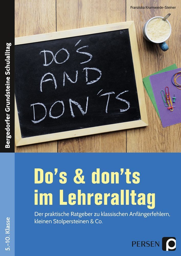 Cover: 9783403204756 | Do's & don'ts im Lehreralltag | Franziska Krumwiede-Steiner | 2019