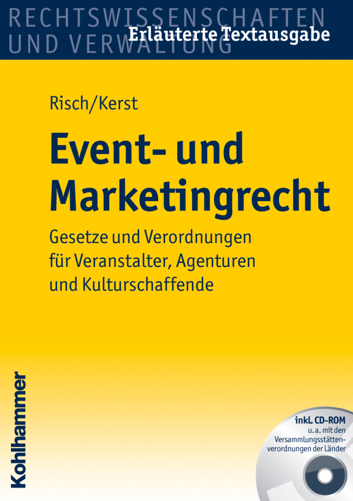 Cover: 9783170220485 | Event- und Marketingrecht, m. CD-ROM | Mandy Risch (u. a.) | Buch