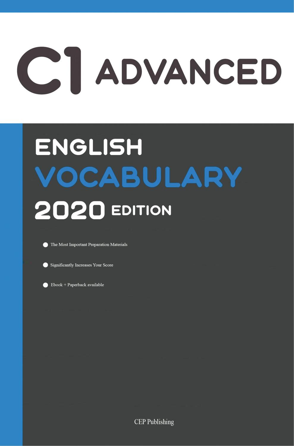 Cover: 9789463986281 | English C1 Advanced Vocabulary 2020 Edition [Englisch C1 Vokabeln]