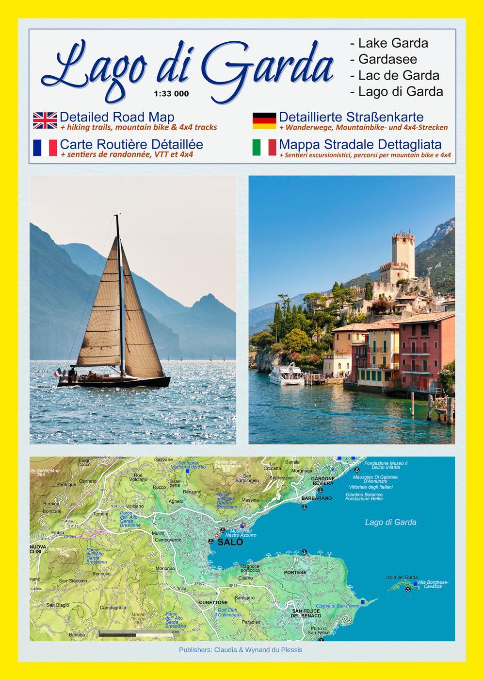 Cover: 9783947895106 | Gardasee - Lago di Garda (Maßstab 1:33.000) | Plessis (u. a.) | 2019