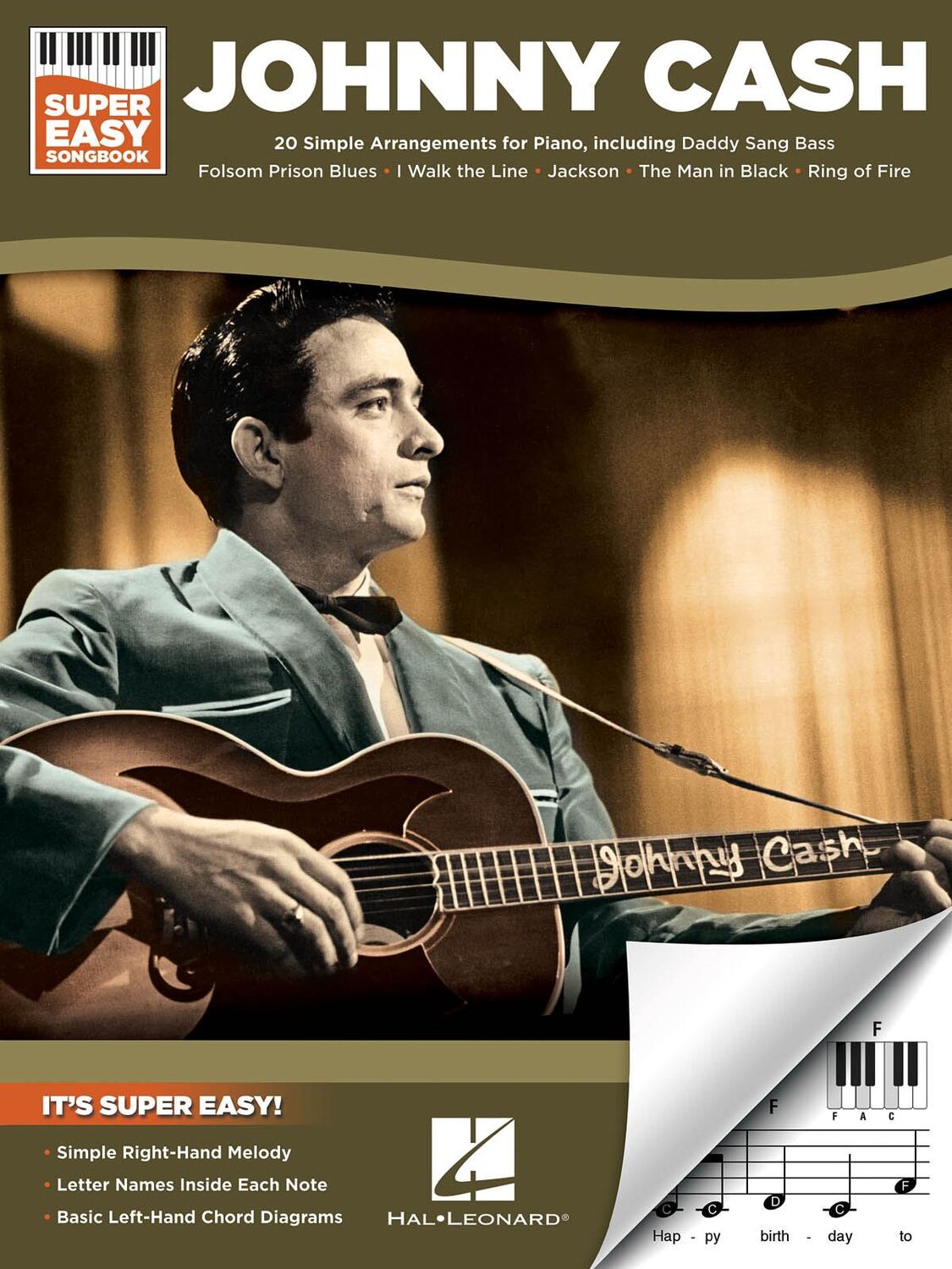 Cover: 888680904517 | Johnny Cash - Super Easy Songbook | Super Easy Songbook | Buch | 2020