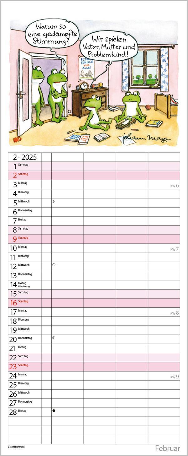 Bild: 9783731876939 | Tierisches Familienglück 2025 | Verlag Korsch | Kalender | 14 S.