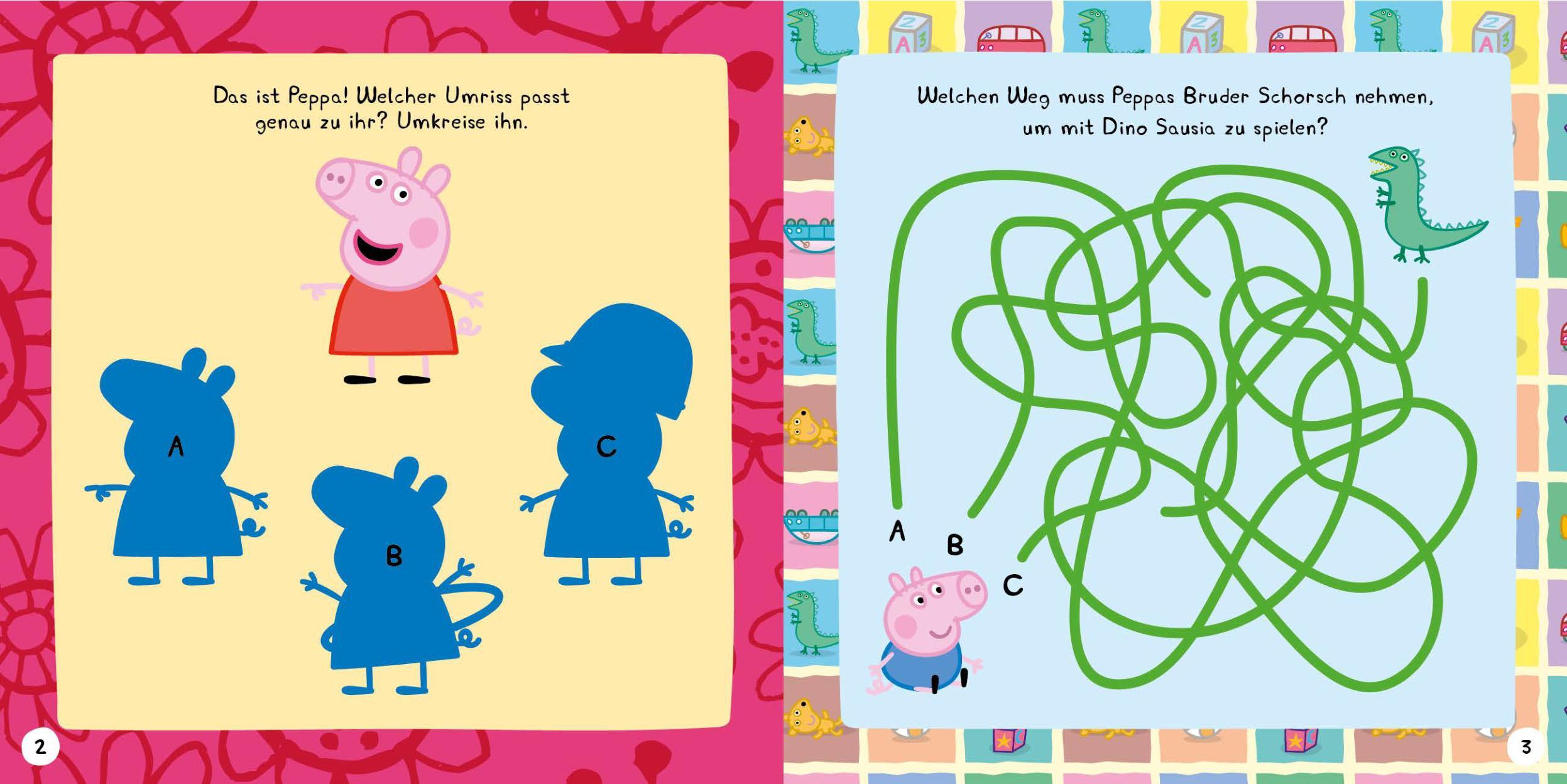 Bild: 9783849914707 | Peppa Pig Stickerspaß | Mit lustigen Rätseln | Taschenbuch | Peppa Pig