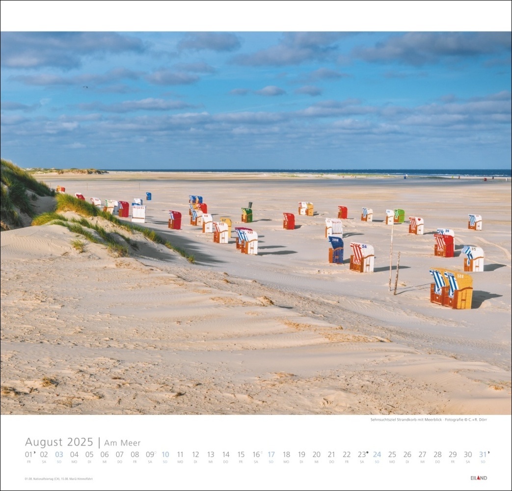 Bild: 9783964023094 | Am Meer Edition Kalender 2025 - Sand, Wind und Wellen | Kalender