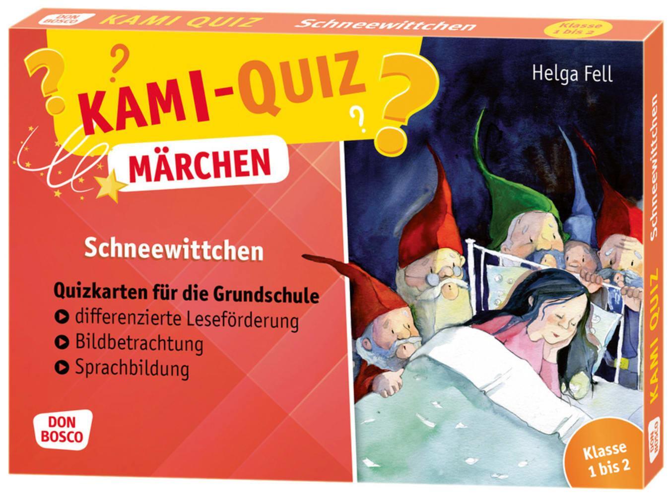 Cover: 4260179516863 | Kami-Quiz Märchen: Schneewittchen | Helga Fell | Box | 34 S. | Deutsch