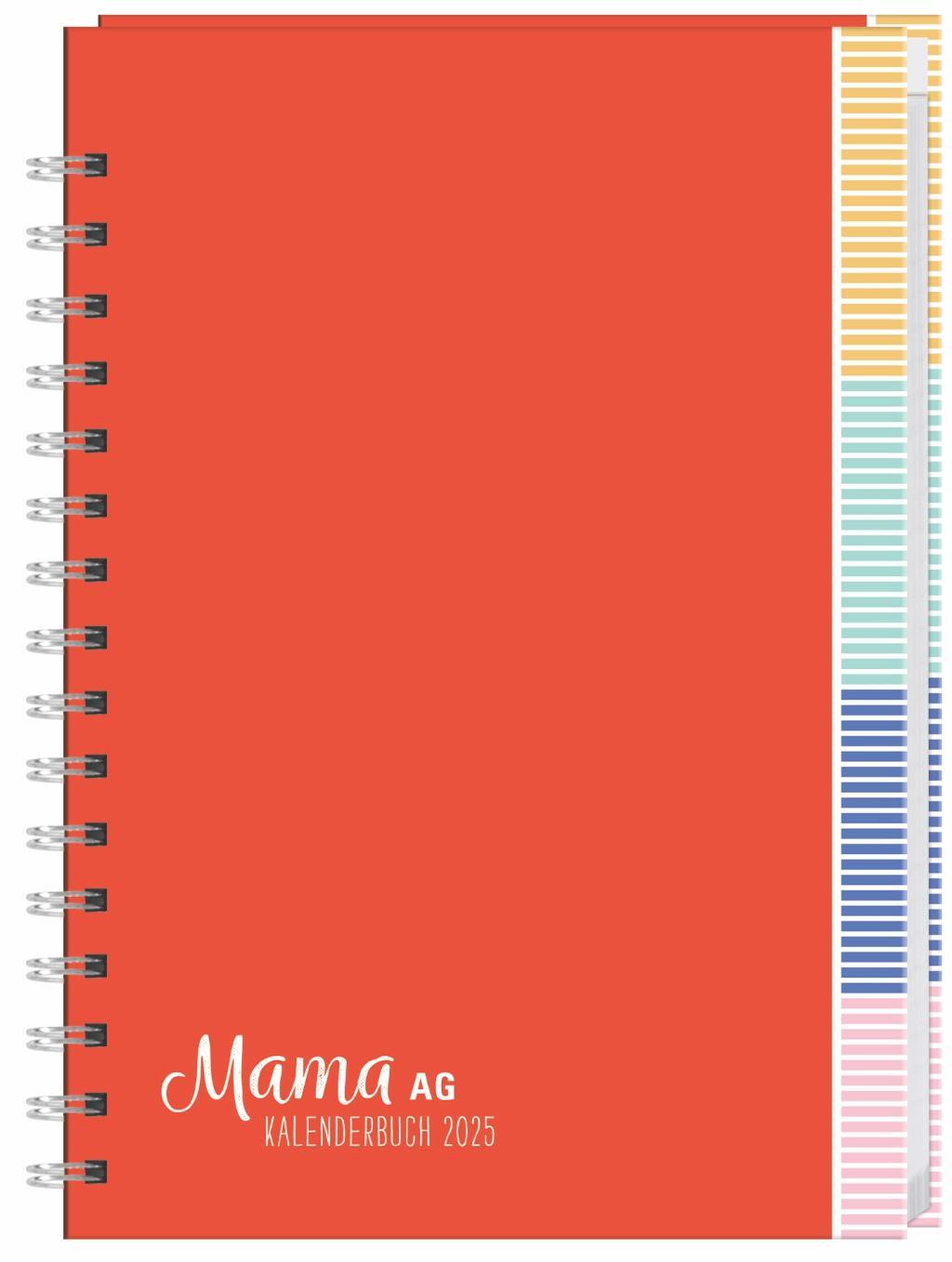 Cover: 9783756407682 | Mama AG Familienplaner Buch A5 2025 | Heye | Kalender | Spiralbindung